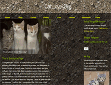 Tablet Screenshot of catlover.org